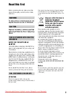 Preview for 3 page of Sony Handycam DCR-SR30E Operating Manual