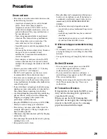 Preview for 29 page of Sony Handycam DCR-SR30E Operating Manual