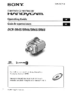 Sony Handycam DCR-SR46 Operating Manual preview