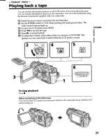 Preview for 25 page of Sony Handycam DCR-TRV11 Operating Instructions Manual