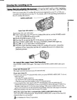 Preview for 29 page of Sony Handycam DCR-TRV11 Operating Instructions Manual