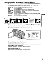 Preview for 37 page of Sony Handycam DCR-TRV11 Operating Instructions Manual