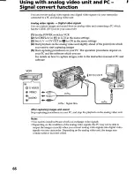 Preview for 66 page of Sony Handycam DCR-TRV11 Operating Instructions Manual