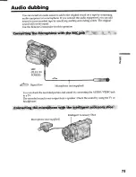 Preview for 73 page of Sony Handycam DCR-TRV11 Operating Instructions Manual