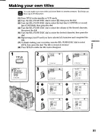 Preview for 81 page of Sony Handycam DCR-TRV11 Operating Instructions Manual