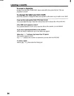 Preview for 84 page of Sony Handycam DCR-TRV11 Operating Instructions Manual