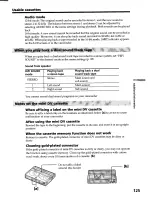 Preview for 125 page of Sony Handycam DCR-TRV11 Operating Instructions Manual