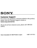 Preview for 153 page of Sony Handycam DCR-TRV11 Operating Instructions Manual