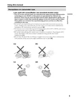 Preview for 9 page of Sony HANDYCAM DCR-TRV230 Operating Instructions Manual