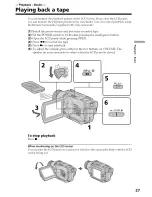 Preview for 27 page of Sony HANDYCAM DCR-TRV230 Operating Instructions Manual