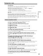 Preview for 29 page of Sony HANDYCAM DCR-TRV230 Operating Instructions Manual