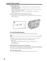 Preview for 38 page of Sony HANDYCAM DCR-TRV230 Operating Instructions Manual