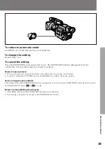 Preview for 39 page of Sony Handycam DCR-VX1000 Operation Manual