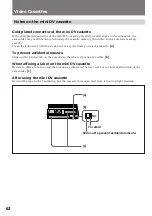 Preview for 62 page of Sony Handycam DCR-VX1000 Operation Manual