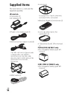 Preview for 14 page of Sony Handycam FDR-AX100 Operating Manual