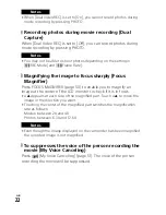 Preview for 22 page of Sony Handycam FDR-AX100 Operating Manual