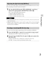 Preview for 27 page of Sony Handycam FDR-AX100 Operating Manual