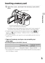 Preview for 19 page of Sony Handycam FDR-AX30 Operating Manual