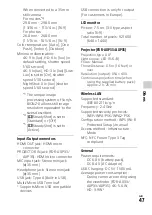 Preview for 47 page of Sony Handycam FDR-AX30 Operating Manual