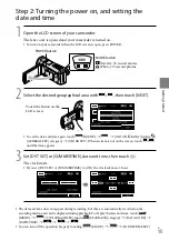 Preview for 15 page of Sony Handycam HD-CX520 Operating Manual