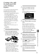 Preview for 39 page of Sony Handycam HD-CX520 Operating Manual