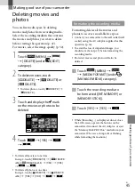 Preview for 45 page of Sony Handycam HD-CX520 Operating Manual