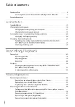 Preview for 8 page of Sony Handycam HDR-CX730E Operating Manual