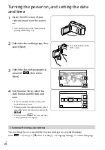 Preview for 20 page of Sony Handycam HDR-CX730E Operating Manual