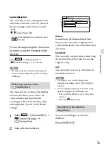 Preview for 39 page of Sony Handycam HDR-CX760V Operating Manual