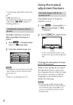 Preview for 42 page of Sony Handycam HDR-CX760V Operating Manual