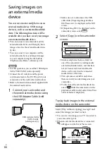 Preview for 66 page of Sony Handycam HDR-CX760V Operating Manual