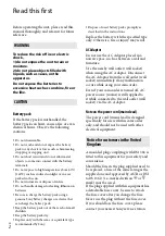 Preview for 2 page of Sony Handycam HDR-GW55VE Operating Manual