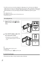 Preview for 24 page of Sony Handycam HDR-GW55VE Operating Manual