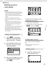 Preview for 35 page of Sony Handycam HDR-GW55VE Operating Manual