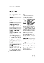 Preview for 2 page of Sony Handycam HDR-HC3E Operating Manual