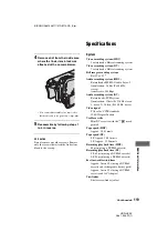 Preview for 119 page of Sony Handycam HDR-HC3E Operating Manual