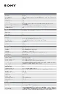 Preview for 3 page of Sony Handycam HDR-PJ810 Brochure & Specs