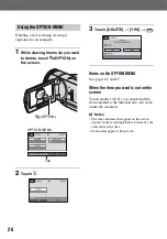 Preview for 26 page of Sony Handycam HDR-SR1 Operating Manual