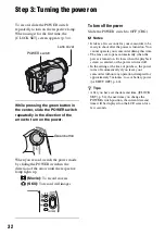 Preview for 32 page of Sony Handycam HDR-SR1 Operating Manual