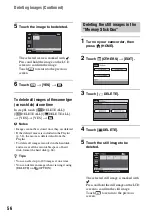 Preview for 56 page of Sony Handycam HDR-SR1 Operating Manual