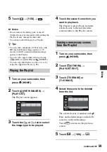 Preview for 59 page of Sony Handycam HDR-SR1 Operating Manual