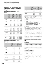 Preview for 74 page of Sony Handycam HDR-SR1 Operating Manual