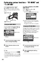 Preview for 20 page of Sony Handycam HDR-SR11E Operating Manual