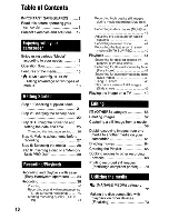 Preview for 10 page of Sony Handycam HDR-UX10 Operating Manual