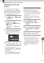 Preview for 39 page of Sony Handycam HDR-XR100E Operating Manual