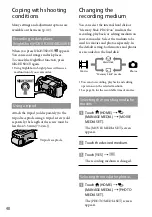 Preview for 40 page of Sony Handycam HDR-XR100E Operating Manual