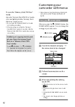 Preview for 42 page of Sony Handycam HDR-XR100E Operating Manual