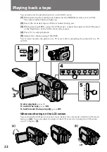 Preview for 22 page of Sony Handycam Vision CCD-TRV62 Operating Instructions Manual