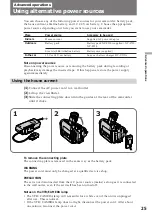 Preview for 25 page of Sony Handycam Vision CCD-TRV62 Operating Instructions Manual