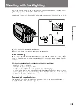 Preview for 41 page of Sony Handycam Vision CCD-TRV62 Operating Instructions Manual